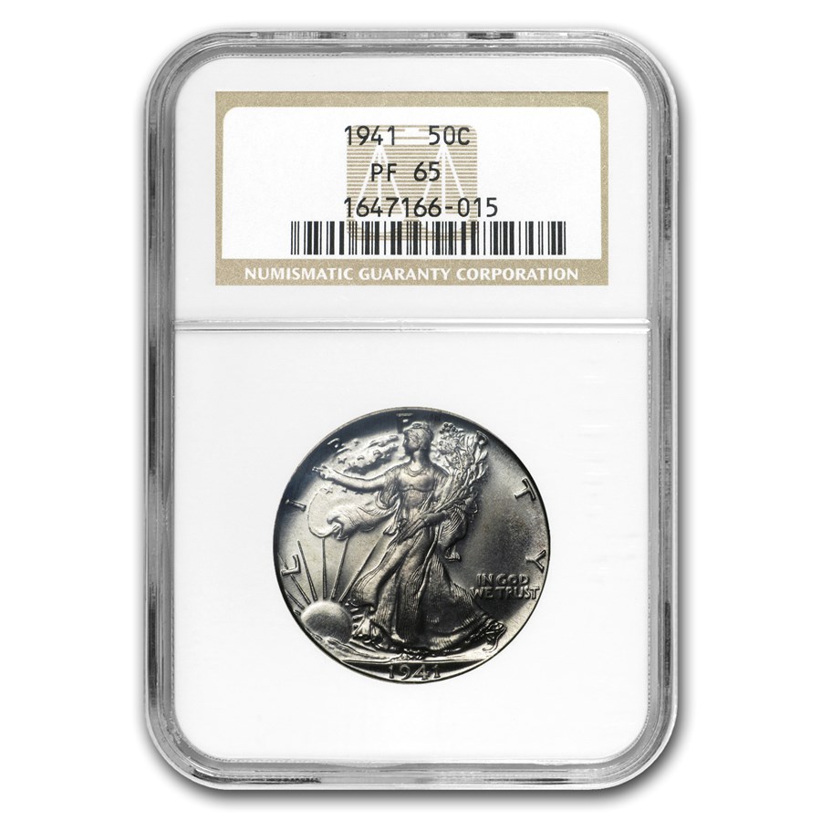 1941 Walking Liberty Half Dollar PF-65 NGC
