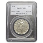1941 Walking Liberty Half Dollar PR-64 PCGS