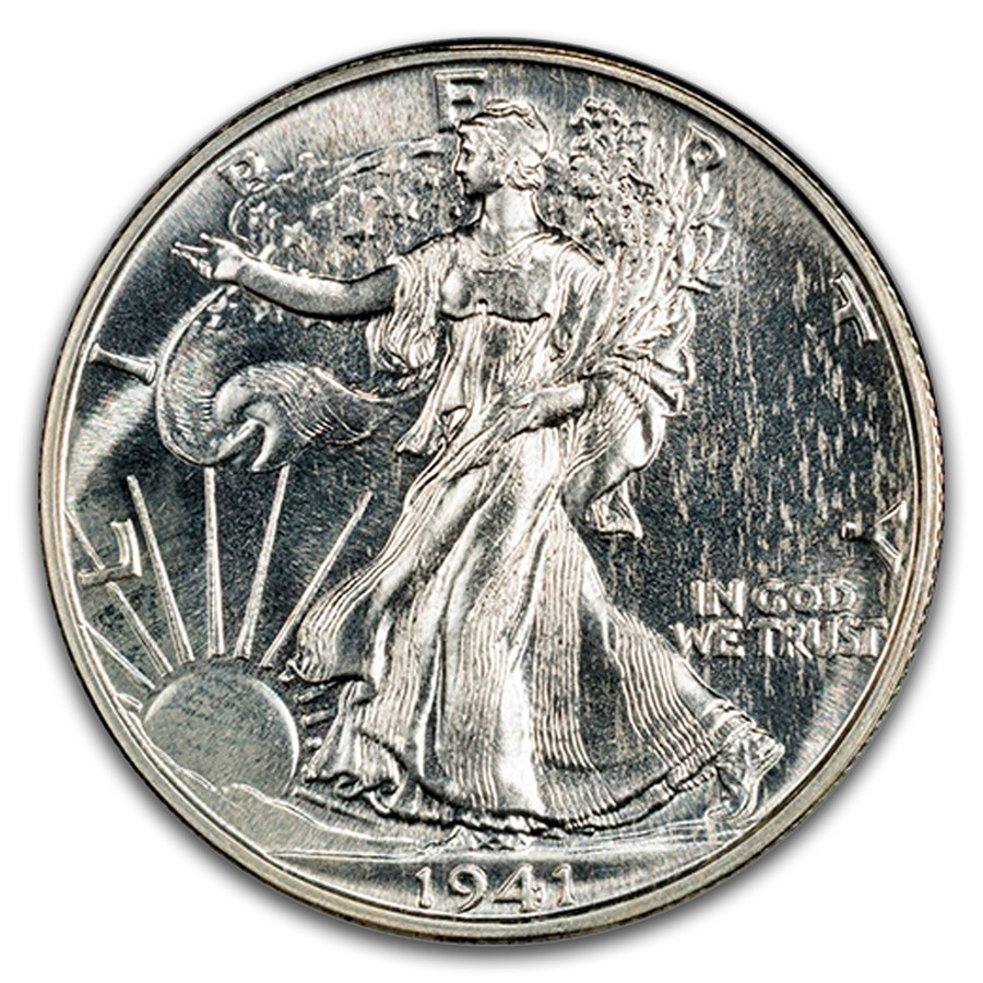 1941 Walking Liberty Half Dollar PR-65 PCGS