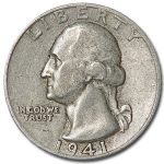 1941 Washington Quarter Good/VF
