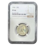 1941 Washington Quarter PF-66 NGC