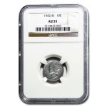 1942/41 Mercury Dime AU-55 NGC