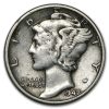 1942/41 Mercury Dime VF