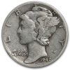 1942/41 Mercury Dime VG