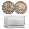 1942-D Walking Liberty Halves 20-Coin Roll Avg Circ