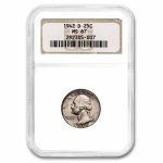 1942-D Washington Quarter MS-67 NGC