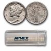 1942 Mercury Dime 50-Coin Roll Avg Circ