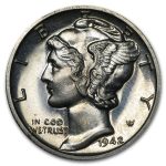 1942 Mercury Dime Proof