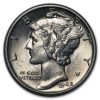 1942-S Mercury Dime BU