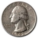 1942-S Washington Quarter Good/VF