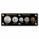 1942 U.S. Proof Set (5-Coins, In Hard Plastic Holder)