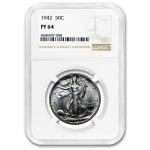 1942 Walking Liberty Half Dollar PF-64 NGC