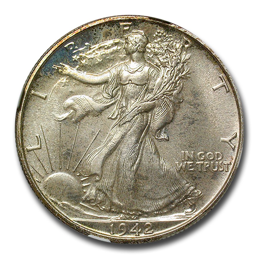 1942 Walking Liberty Half Dollar PF-66 NGC