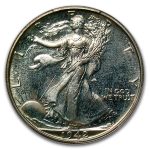 1942 Walking Liberty Half Dollar PR-64 PCGS