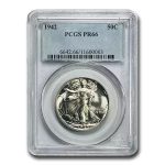 1942 Walking Liberty Half Dollar PR-66 PCGS