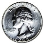 1942 Washington Quarter Gem Proof