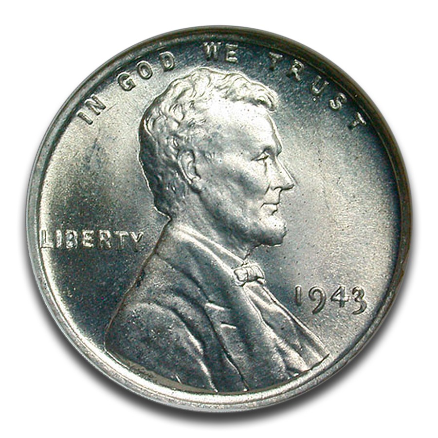 1943 Lincoln Cent MS-67 NGC