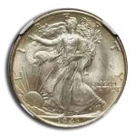 1943-S Walking Liberty Half Dollar MS-66 NGC