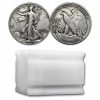 1943 Walking Liberty Halves 20-Coin Roll Avg Circ