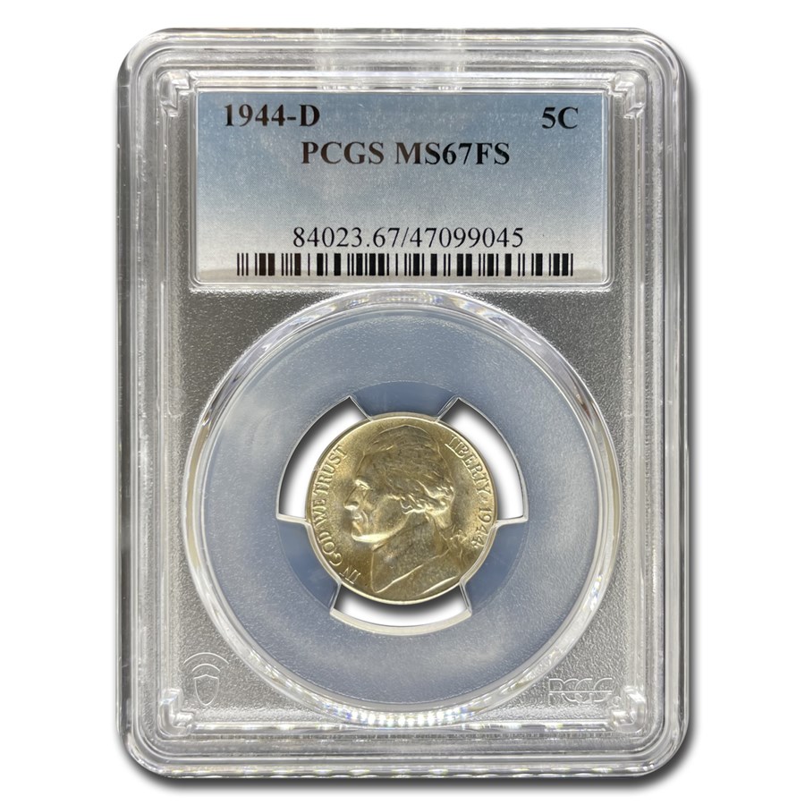 1944-D Jefferson Nickel MS-67 PCGS (FS)