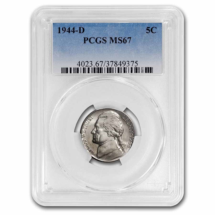 1944-D Jefferson Nickel MS-67 PCGS
