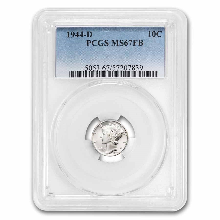 1944-D Mercury Dime MS-67 PCGS (FB)