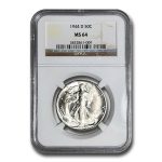 1944-D Walking Liberty Half Dollar MS-64 NGC