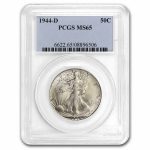 1944-D Walking Liberty Half Dollar MS-65 PCGS