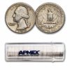 1944-D Washington Quarter 40-Coin Roll Avg Circ