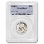 1944-D Washington Quarter MS-65 PCGS
