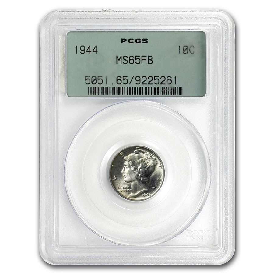 1944 Mercury Dime MS-65 PCGS (FB)