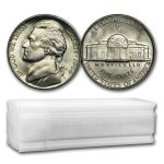 1944-P 35% Silver Wartime Jefferson Nickel Roll BU