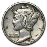 1944-S Mercury Dime Good/VF