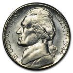 1944-S Silver Wartime Jefferson Nickel BU