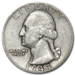 1944-S Washington Quarter Good/VF