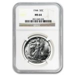 1944 Walking Liberty Half Dollar MS-64 NGC