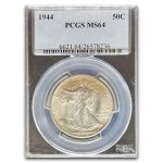 1944 Walking Liberty Half Dollar MS-64 PCGS