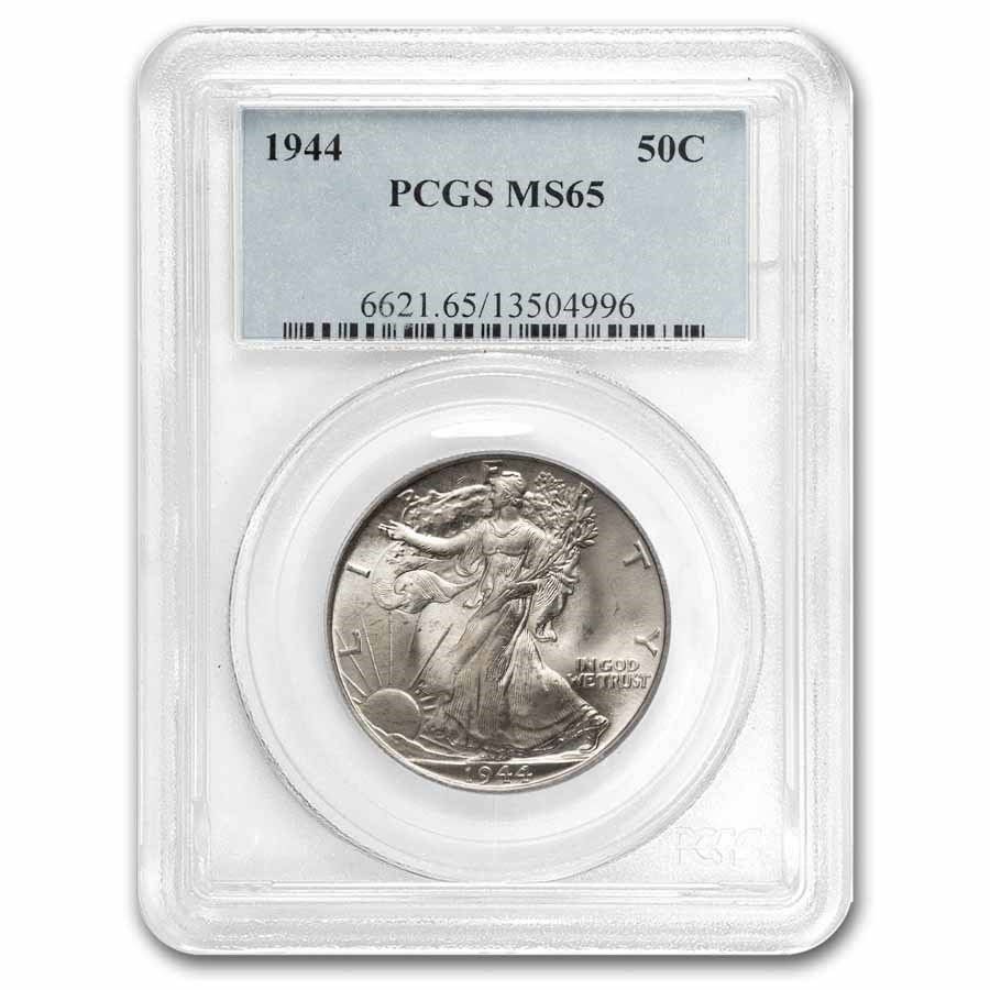 1944 Walking Liberty Half Dollar MS-65 PCGS