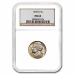 1945-D Jefferson Nickel MS-66 NGC