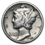 1945-D Mercury Dime Good/VF