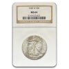 1945-D Walking Liberty Half Dollar MS-64 NGC