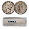 1945 Mercury Dime 50-Coin Roll Avg Circ
