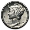 1945-S Mercury Dime BU