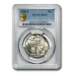 1945-S Walking Liberty Half Dollar MS-67 PCGS
