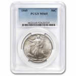 1945 Walking Liberty Half Dollar MS-65 PCGS
