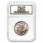 1945 Walking Liberty Half Dollar MS-66 NGC