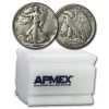 1945 Walking Liberty Halves 20-Coin Roll XF