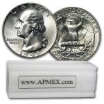 1945 Washington Quarter 40-Coin Roll BU