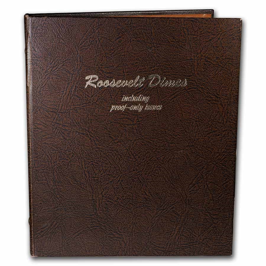1946-1998 BU Roosevelt Dime Set (144 coins, Dansco Album)