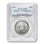 1946 Booker T. Washington Half MS-65 PCGS